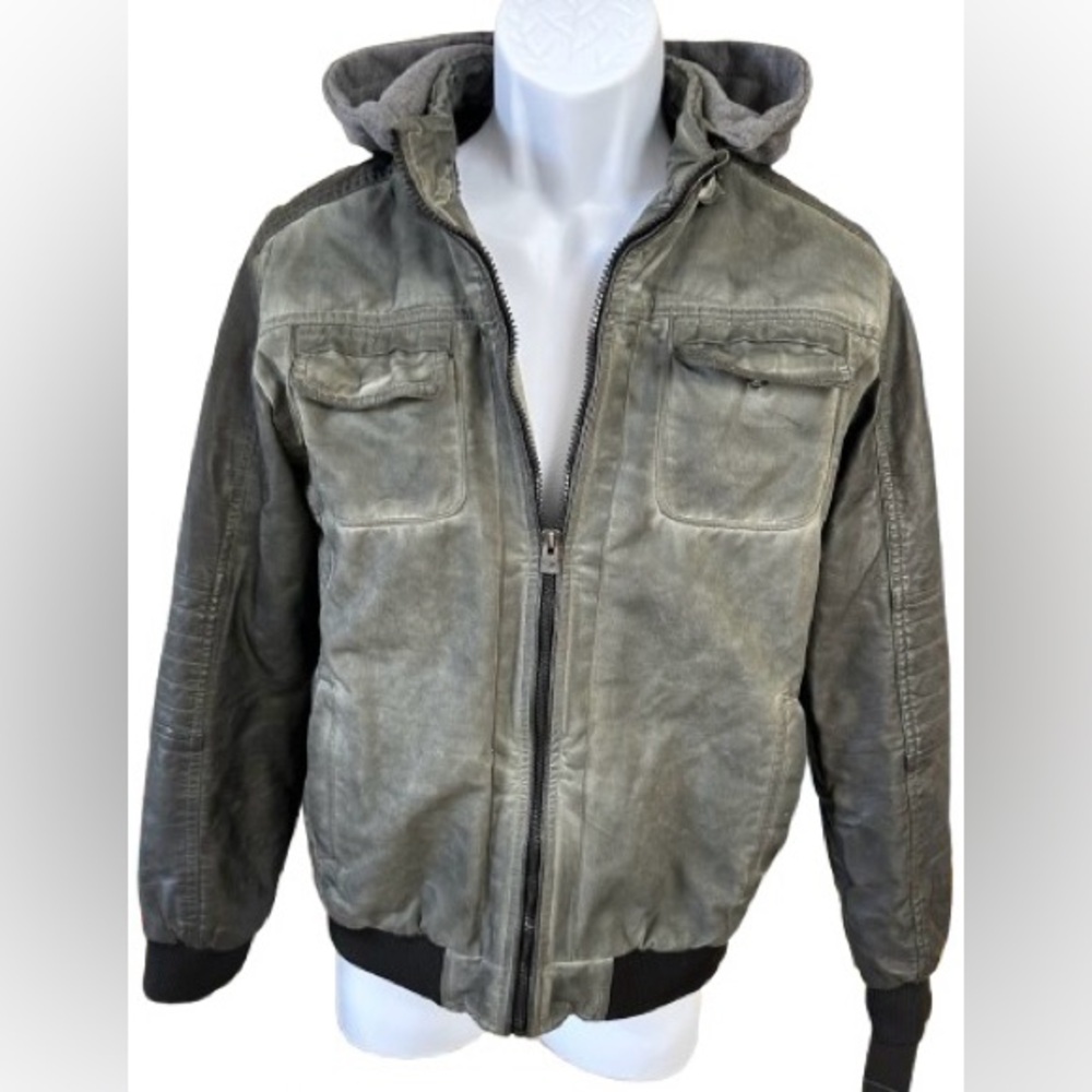XRAY . Boys motorcycle PU leather jacket. Size 20/ XL